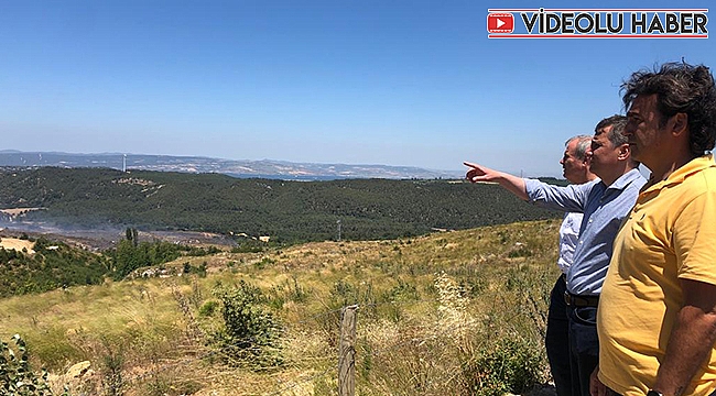 ÇANAKKALE'DE YANGIN ALARMI!