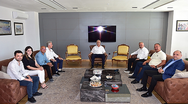 ÇANAKKALE KARADENİZLİLER DERNEĞİNDEN BAŞKAN GÖKHAN'A ZİYARET