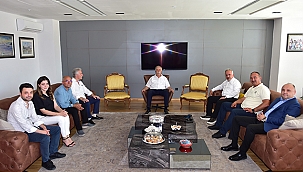 ÇANAKKALE KARADENİZLİLER DERNEĞİNDEN BAŞKAN GÖKHAN'A ZİYARET