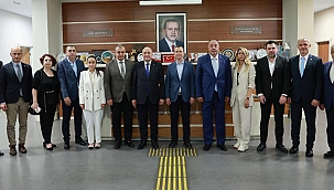 ÇTSO, AK PARTİ GENEL SEKRETERİ FATİH ŞAHİN'İ ZİYARET ETTİ