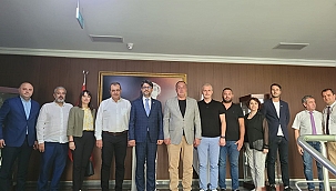 ÇTSO'DAN ÇOMÜ'NÜN YENİ REKTÖRÜNE HAYIRLI OLSUN ZİYARETİ