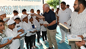 HATİM GECESİNE KATILDI