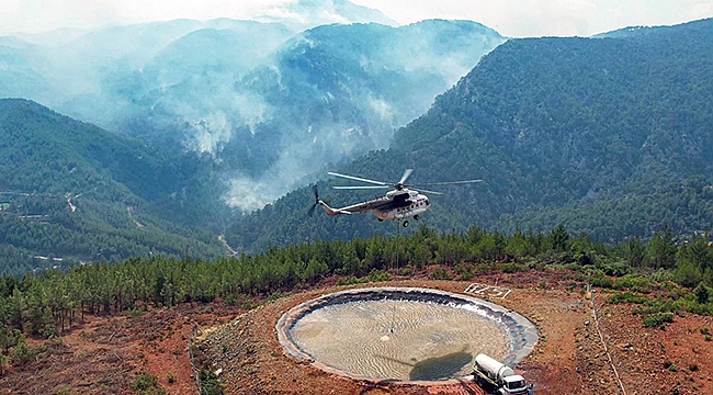 HELİKOPTERLER GECE DE ÇALIŞTI
