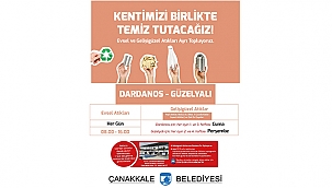 KENTİMİZİ BİRLİKTE TEMİZ TUTACAĞIZ