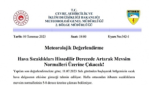 METEOROLOJİDEN UYARI!
