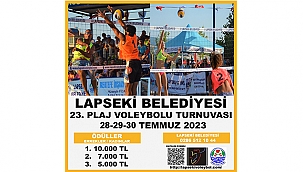 PLAJ VOLEYBOLU TURNUVASI BAŞLIYOR