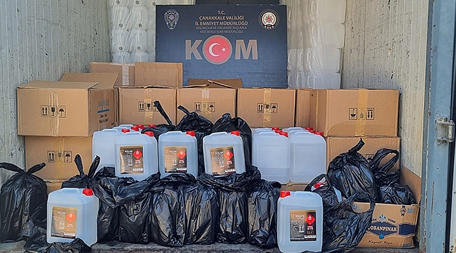 SAHTE ALKOLE SUÇÜSTÜ!