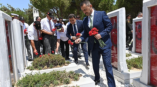 ŞEHİTLER ABİDESİ'NDE 15 TEMMUZ ANMA TÖRENİ DÜZENLENDİ