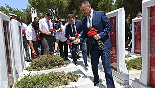 ŞEHİTLER ABİDESİ'NDE 15 TEMMUZ ANMA TÖRENİ DÜZENLENDİ