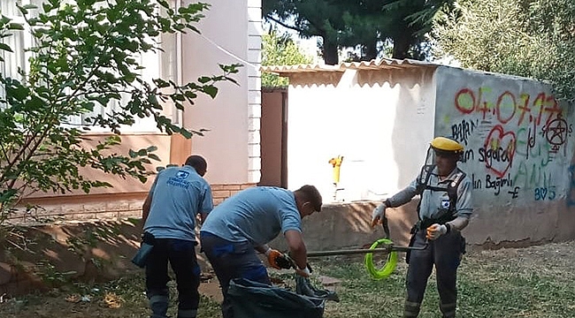 SOSYAL KONUTLAR BÖLGESİNDE GENEL TEMİZLİK ÇALIŞMASI GERÇEKLEŞTİRİLDİ