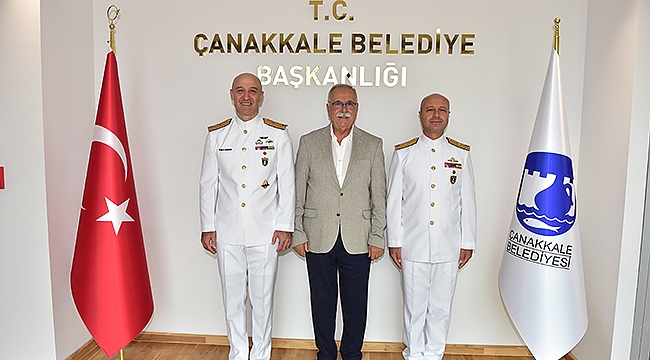 AMİRALLER'DEN BAŞKAN GÖKHAN'A ZİYARET