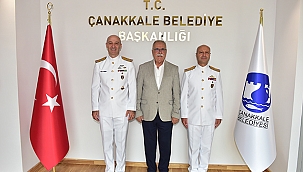 AMİRALLER'DEN BAŞKAN GÖKHAN'A ZİYARET