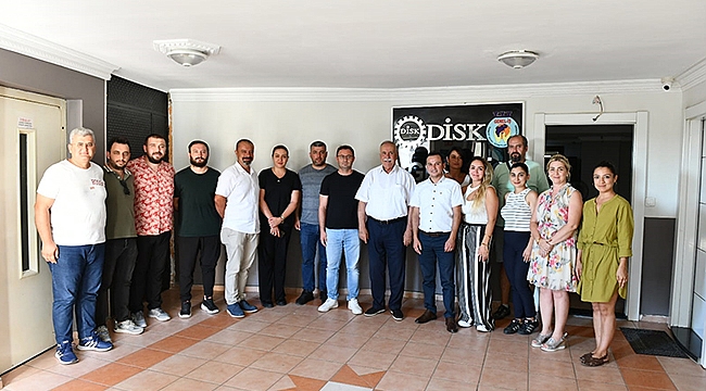 BAŞKAN GÖKHAN'DAN DİSK GENEL-İŞ'E ZİYARET