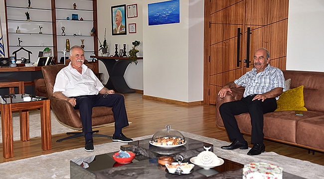 BAŞKAN GÖKHAN KONUKLARINI AĞIRLADI