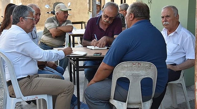 BAŞKAN GÖKHAN, YANGINDAN ETKİLENEN KÖYLERİ ZİYARET ETTİ