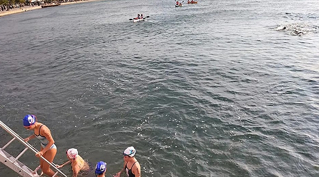 BOĞAZIN SERİN SULARINDA KULAÇ ATTILAR