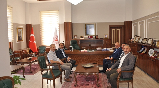 AYHAN GİDER'DEN KAYMAKAM DOLUYA ZİYARET 