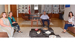 BAŞKAN GÖKHAN'A NEZAKET ZİYARETİ