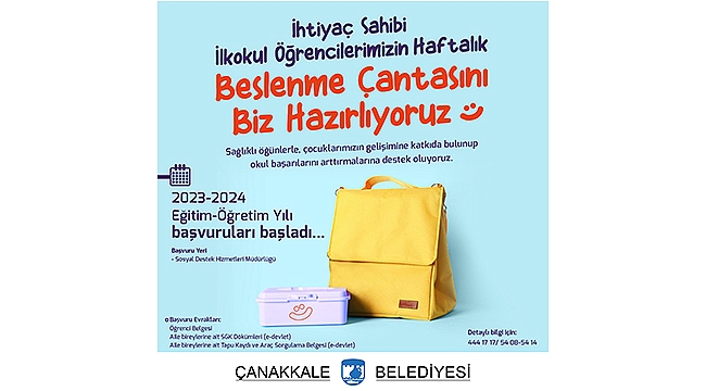 "BESLENME SAATİ PROJESİ" YENİDEN BAŞLIYOR!