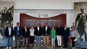 ÇTSO ÜYELERİNDEN YÖNETİM KURULUNA ZİYARET
