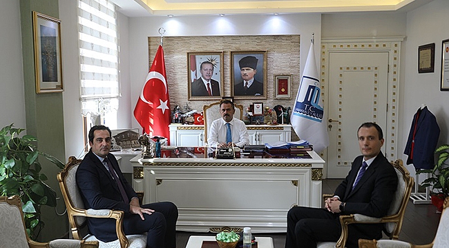 CUMHURBAŞKANLIĞI İLETİŞİM BAŞKANLIĞI'NDAN VALİ AKTAŞ'A ZİYARET 