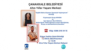 DÜNYA YAŞLILAR GÜNÜ KAPSAMINDAKİ ETKİNLİĞE DAVETLİSİNİZ