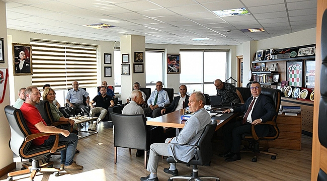 ERGUN, KEPEZ BELEDİYE BAŞKANI ARSLAN'I ZİYARET ETTİ