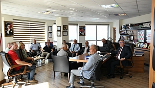 ERGUN, KEPEZ BELEDİYE BAŞKANI ARSLAN'I ZİYARET ETTİ