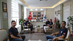 GEA ARAMA KURTARMA EKİBİNDEN VALİ AKTAŞ'A ZİYARET