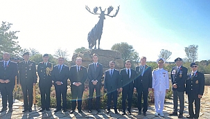 KANADA'NIN NEWFOUNDLAND ALAYI, CARİBOU ANITI'NDA DÜZENLENEN TÖRENLE ANILDI