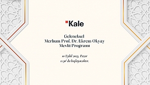 MERHUM PROF. DR. EKREM OKYAY MEVLİT PROGRAMI PAZAR GÜNÜ YAPILACAK