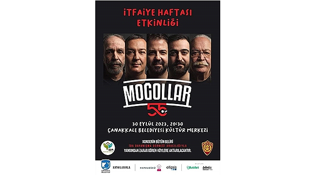 MOĞOLLAR KONSERİNİN GELİRİ YANGINDAN ZARAR GÖREN KÖYLERE AKTARILACAK