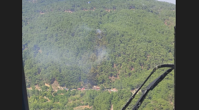 NUSRATLI'DA YANGIN KONTROL ALTINA ALINDI
