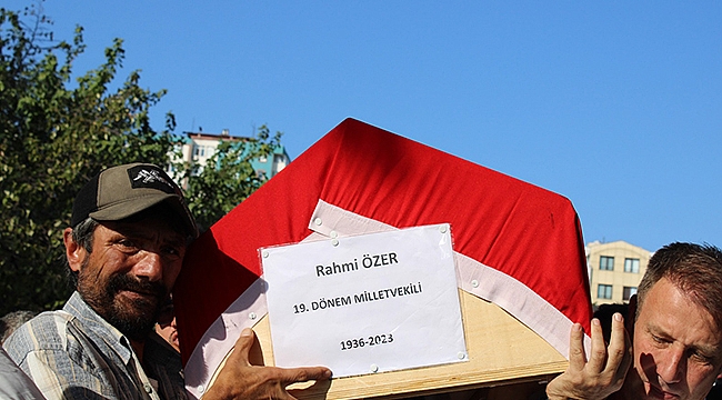 RAHMİ ÖZER SON YOLCULUĞUNA UĞURLANDI