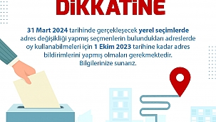 SEÇMENLERİN DİKKATİNE..!