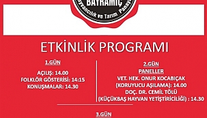 TARIM VE HAYVANCILIK PANAYIRI BAYRAMİÇ'TE