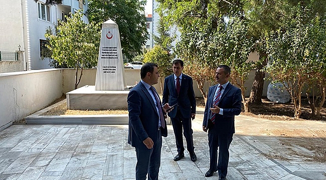 VALİ AKTAŞ, HAMİDİYE ŞEHİTLİĞİNDE İNCELEMELERDE BULUNDU