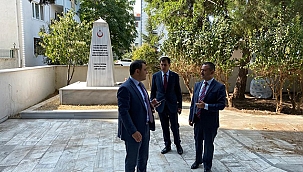 VALİ AKTAŞ, HAMİDİYE ŞEHİTLİĞİNDE İNCELEMELERDE BULUNDU