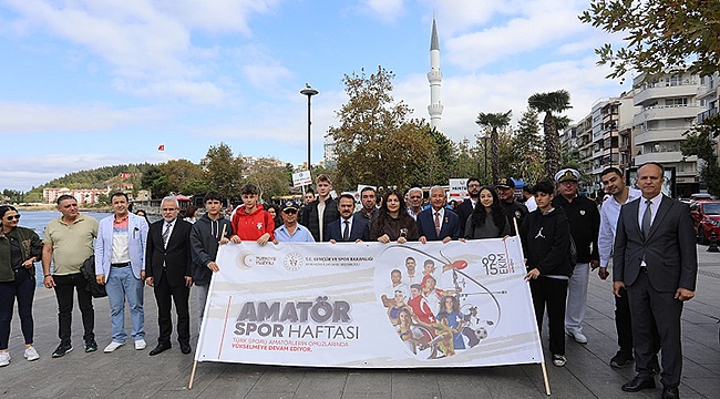 AMATÖR SPOR HAFTASI YÜRÜYÜŞ VE AÇILIŞI GERÇEKLEŞTİRİLDİ