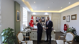 ASKON GENEL BAŞKANI ORHAN AYDIN VALİ AKTAŞ'I ZİYARET ETTİ