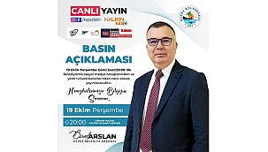 BAŞKAN ARSLAN'DAN BASIN AÇIKLAMASI