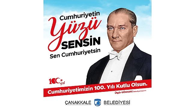 BAŞKAN GÖKHAN'IN 29 EKİM CUMHURİYET BAYRAMI KUTLAMA MESAJI