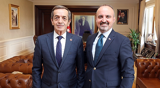 BAŞKAN ÖNDER TURAN'I ZİYARET ETTİ 