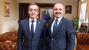 BAŞKAN ÖNDER TURAN'I ZİYARET ETTİ 