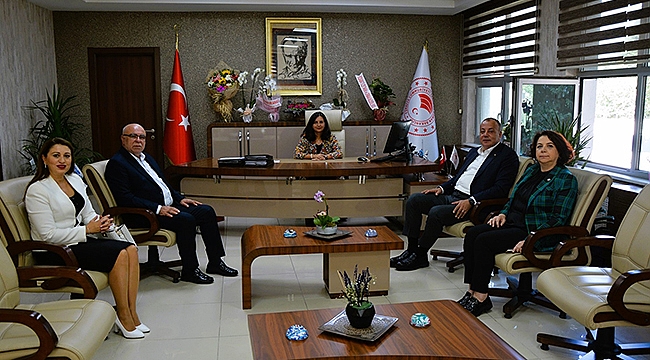 BAŞKANLARDAN MÜDÜR TÜRKARSLAN'A ZİYARET