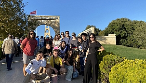 ÇOMÜ'LÜ ULUSLARARASI ÖĞRENCİLER, TARİHİ ALANI ZİYARET ETTİ
