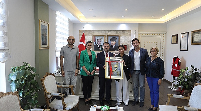 DÜNYA RUH SAĞLIĞI GÜNÜ NEDENİYLE VALİ AKTAŞ' A ZİYARET