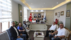 FEN LİSESİ VE TOBB SOSYAL BİLİMLER LİSESİ OKUL AİLE BİRLİĞİNDEN VALİ AKTAŞ'A ZİYARET