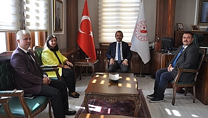 GÜREŞ KULÜBÜ, KAYMAKAM NEBİOĞLU İLE BULUŞTU