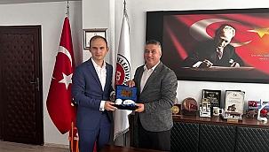 KAYMAKAM SAK'TAN BAŞKAN BAYRAM'A ZİYARET